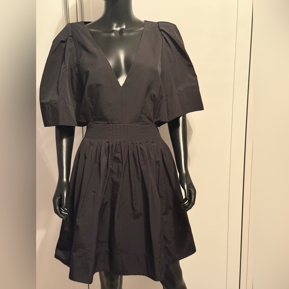 Banana Republic Black V-Neck Mini Dress